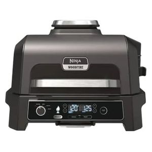  Ninja Woodfire Pro XL Electric BBQ Grill & Smoker OG850UK - Black 
