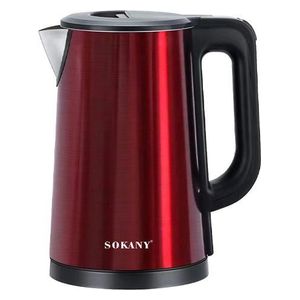 Sokany SK-SH-1088 - Electric Kettle - 1500 W - 2.5 L - Red 