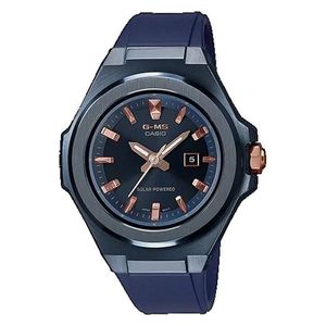  Casio Watch MSG-S500G-2A2DR For Men - Analog Display, Resin Band - Blue 