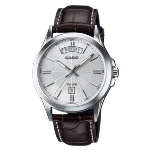  Casio Men's Watch MTP-1381L-7AVDF - Analog Display, Stainless Steel Bracelet - Brown 