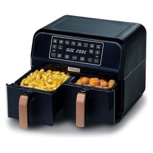  Kenwood HFP70 - Dual Air Fryer - 4L+4L - Black 