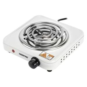 GEEPAS GHP7577 - 1 Burners - 1000 W - Electric Cooker - White
