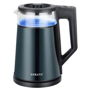  Sokany SK-SH-1076 - Electric Kettle - 2000 W - 1.7 L - Black 