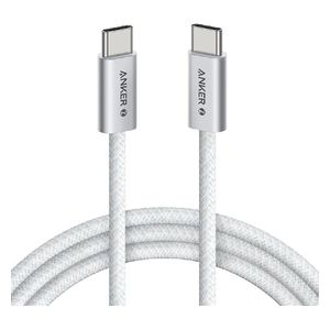 انكر زولو - كيبل USB-C إلى USB-C - 240 واط - 1.8 متر - أبيض