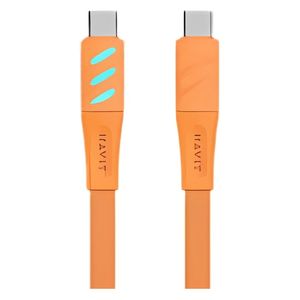  Havit CB6254  - Cable USB-C To USB-C - 1 m - Orange 