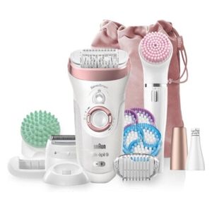 سيت تجميل إزالة الشعر وعناية بالجسم براون - سيلك-إيبل 9 - SES 9985 - بنفسجي