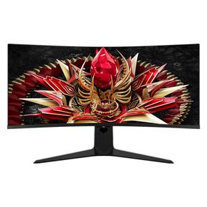 TCL 34-Inch 34R83Q-Series - Curve Monitor - 170 Hz - 1ms Response Time - WQHD