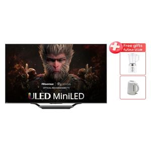  Hisense 55 -Inch U7N Series - Smart - 4K - Mini-LED -120Hz + Fakir SB4029 - Blenders - 1.5 W  + Hitachi 1.7L Electric Kettle HEK-E50 