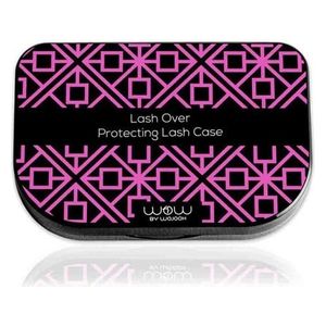  واو لاش أوفر حافظة الرموش - اسود وردي 