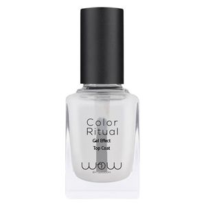  Wow Color Ritual Gel Effect Nail Polish - Clear Top Coat, 11 ml. 