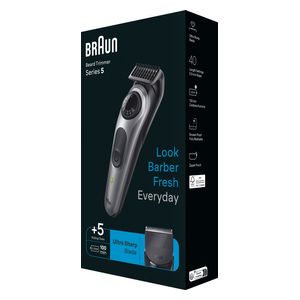 Braun Series 5 Beard Trimmer – Grooming Kit – Gray
