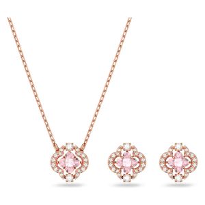  Swarovski Women Una set Mixed cuts - Rose Gold 