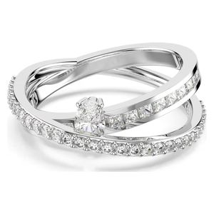  Swarovski Hyperbola Ring, 55 - White 