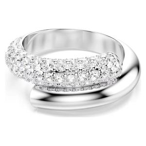  Swarovski Dextera ring Rhodium plated, 55 - White 