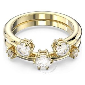  مجموعة خواتم كوكتيل كونستيلا 2 للنساء من سواروفسكي ,55 - ذهبي 