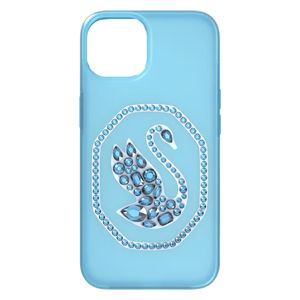  Swarovski Smartphone case Swan for iPhone 13 Pro - Blue 