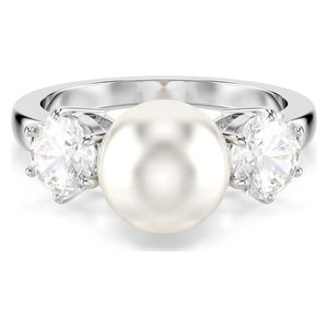  Swarovski Matrix Cocktail Ring Crystal Pearl, 52 - White 