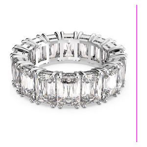  Swarovski Women Vittore ring ,55 - White 