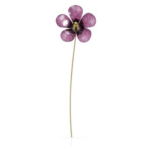  Swarovski Garden Tales Hibiscus Flower Figurine - Purple 