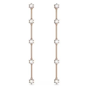 Swarovski Women Constella Drop Earrings - Rose Gold