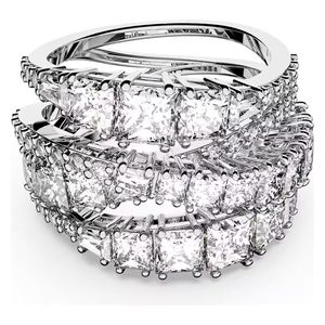  Swarovski Women Hyperbola ring ,50 - White 