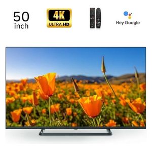  شاشة رويال الرحماني - 50 بوصة - 4K - QLED - سمارت - - 120 هرتز - جوجل تي في - QR-26 - أسود 