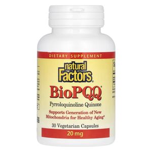  مكمل BioPQQ ناتشورال فاكتورز - 30 كبسولة 
