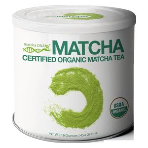  MATCHA DNA Certified Organic Matcha Green Tea Powder - 454g 
