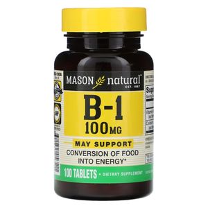  Mason Naturals Vitamin B-1 - 100 tablets 