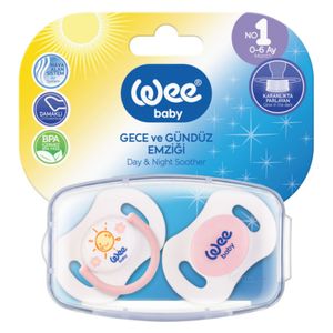  Wee Baby Double Day&Night Soother with Case - No 1 