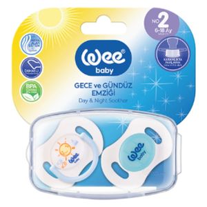 Wee Baby Double Day&Night Soother with Case - No 2 