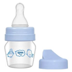  Wee Baby Mini Glass Sippy Bottle, 30 ml - Blue 