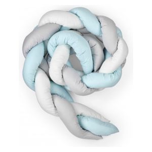 BabyJem Cotton Baby Bed Side Protector - Blue