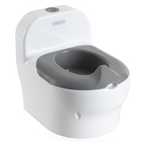  BabyJem Potty Toilet Training with Flushing Sound - Gray 