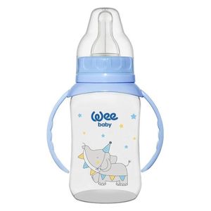  Wee Baby Classic Handle Baby Bottle Blue - 150 ml 
