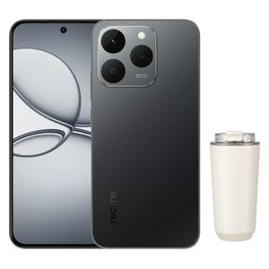  Realme 15T - 6.57-Inch AMOLED, 120Hz refresh rate - MediaTek Dimensity 6400 Max (5G, Octa-Core, 6nm) - 7000mAh battery + Coffee Cup 