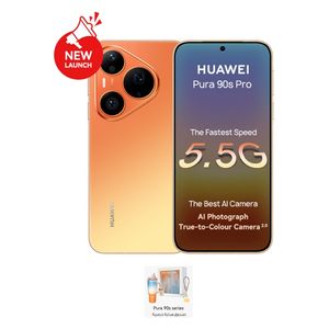  Huawei Pura 90s Pro - Dual SIM - 6.6 inch LTPO OLED Display - 6000 mAh Battery, 66W Charging, AI + Box 