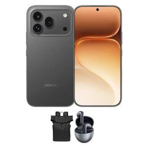 هونر 600 برو - دبل سيم - شاشة 6.57 بوصة AMOLED - معالج Snapdragon 8 Elite - بطارية 7000 مللي أمبير بالساعة، شحن 80 واط - ميزات الذكاء الاصطناعي + سماعات + حقيبة 