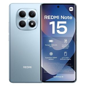  Xiaomi Redmi Note 15 - Dual SIM - 6.77 inch AMOLED, 120 Hz - MediaTek Helio G100-Ultra - 6000 mAh, 33W 