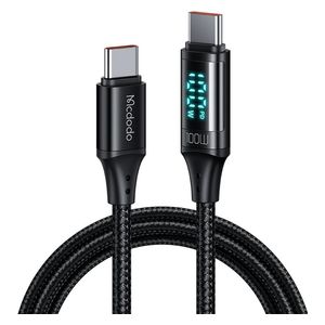  Mcdodo CA-1100 - Cable USB-C to USB-C - 1.2 m - Black 