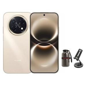 هواوي نوفا 15 ماكس - دبل سيم - شاشة 6.84 بوصة OLED - معالج Kirin 8000A - بطارية 8500 مللي أمبير بالساعة، شحن 40 واط ذكاء اصطناعي + حامل موبايل + كوب قهوة