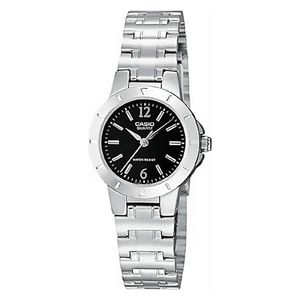 Casio Watch LTP-1177A-1ADF For Women - Analog Display, Stainless Steel Band - Silver