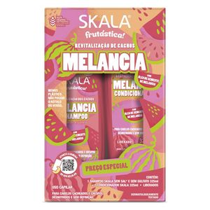 Scala Melancia Watermelon - Shampoo and Conditioner - With Vitamins A and C, 325x325 ml