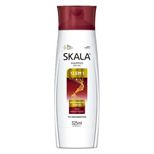Skala 12 in 1 Shampoo for Damaged Hair Repair - Enriched with Vitamin E and Panthenol, 325 ml