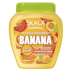 Scala Frutastica Banana Mask and Cream - Moisturizes and Softens, 1000 g