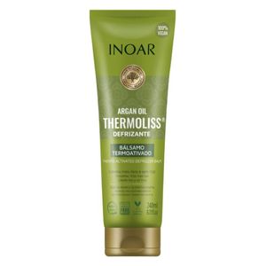 INOAR Argan Oil Cream - Protects Hair from Heat - Moisturizes and Reduces Frizz - 240 ml