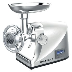HAUSBERG HB-3455 - Meat Grinder - Silver