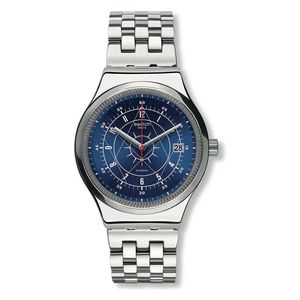 Swatch Watch For Unisex - Analog Display, Stainless Steel Band - YIS401GC - Silver