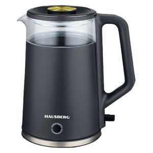  غلاية هاوسبيرغ - 2لتر - 1800واط - HB-3619NG - اسود 