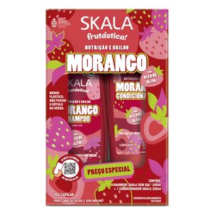 Scala Morango Strawberries - Shampoo and Conditioner - Moisturizes and shines, 325x325 ml